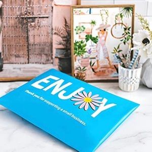 Daisy Blue Poly Mailers